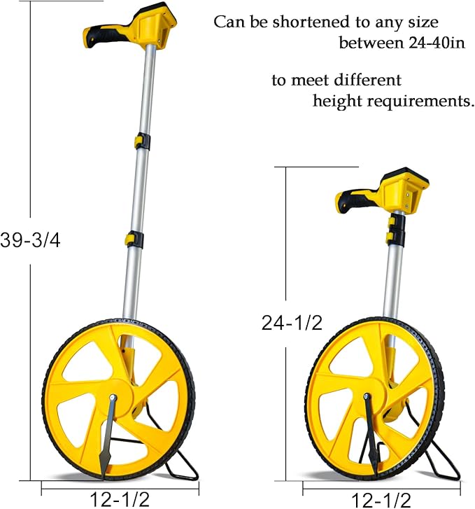 Zozen Measuring Wheel Digital Display, Telescopic Handle, High Precision | - Image 2