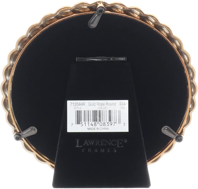 Lawrence Frames Metal Frame, Rope Design, 4x4 Round - Image 5