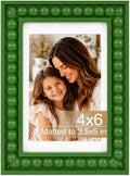 Solid Wood 4x6 Picture Frame Beaded Frame by QOTIB