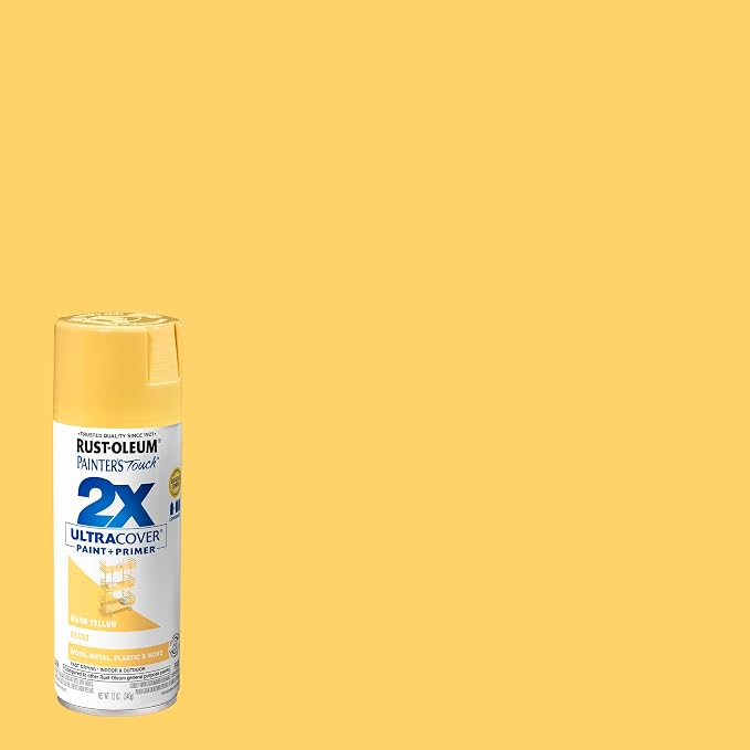 Rust-Oleum 249091 Painter's Touch 2X Ultra Cover Spray Paint, 12 oz, Gloss Warm - Image 2
