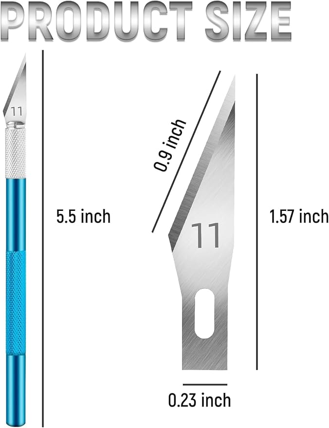 Jetmore 42 Pack Exacto Knife Set, Precision Craft Hobby Knife, Art Knife - Image 2