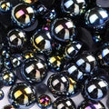 1000PCS Mixed Sizes 3/4/5/6/8/10mm Flatback Half Round Pearls Gems by Unknown
