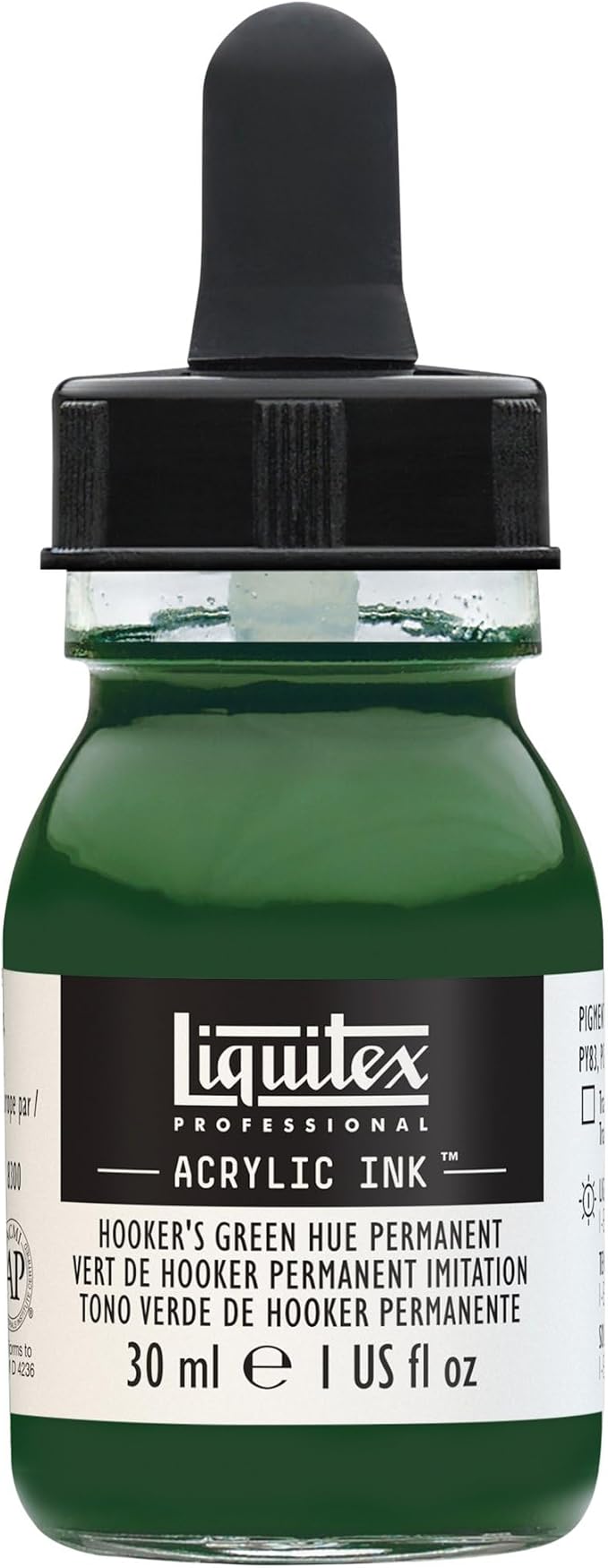 Liquitex Professional Acrylic Ink, 1-oz Jar, Hooker's Green Hue Permanent by Liquitex