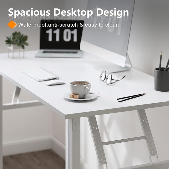 Need Folding Desk, 54 inch Large Computer Desk - Image 5