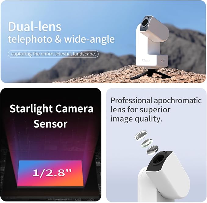 ZWO Seestar S30 All-in-One Smart Digital Telescope/Camera Compact and Portable - Image 5