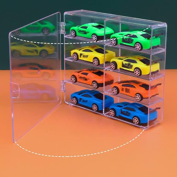 Hot 1/64 Scale Matchbox Wheels Toy Car Display Case Holds 32 Toy Cars Storage - Image 5
