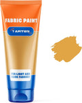 Gold Fabric Paint 2 fl. oz Tube – Permanent Fabric Paint Gold by 7+Artists