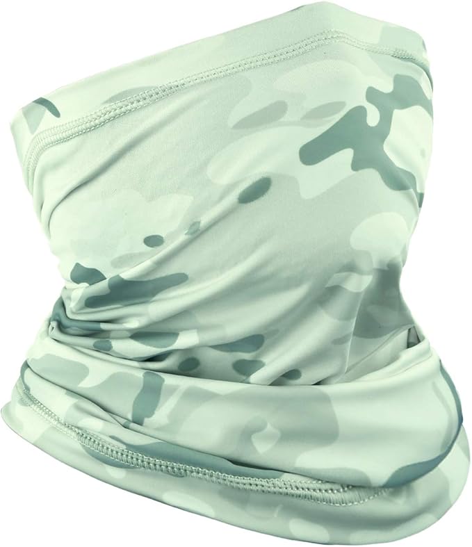 Achiou Cooling Neck Gaiter Face Cover Scarf, UV Protection Mask for Men and Women,Soft Windproof, Hiking Cycling Running