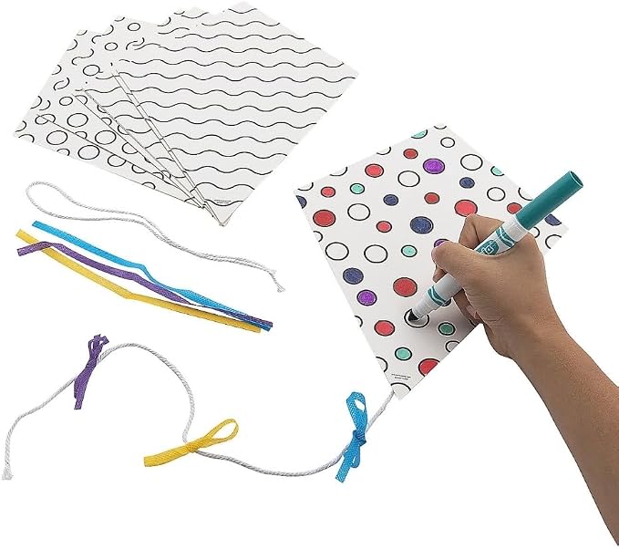 Color Your Own Paper Kite Signs - Image 3