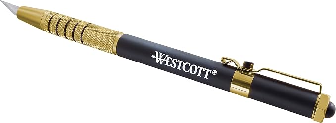 Westcott 17314 Pen-Style Retractable CarboTitanium Bonded Hobby Knife - Image 3