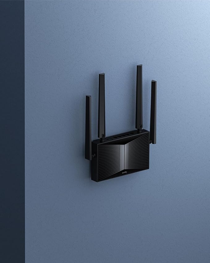 Cudy BE3600 Dual-Band Wi-Fi 7 Router, Lightning-Fast Speeds, 2.5G Multi-Gig Connectivity, Far-Reaching Coverage, Smooth and Stable, WR3600H