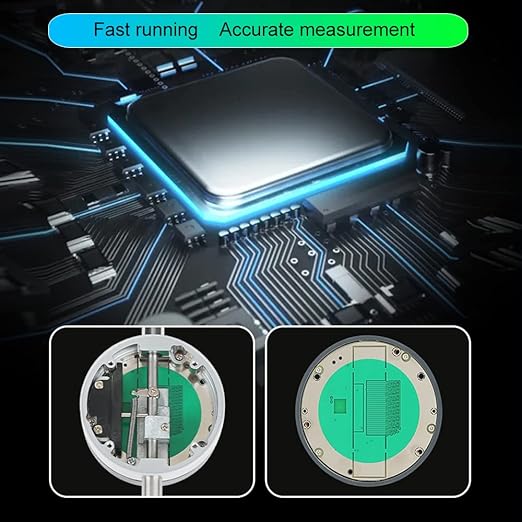 Electronic Digital Dial Indicator Gage Gauge Inch/Metric Conversion 0-1 Inch/25.4 mm with Back Lug Auto Off Featured Measuring Tool
