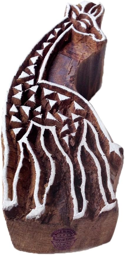 Royal Kraft Wooden Stamps DIY Fabric, Henna Printing Blocks THDtag051 by RoyalKraft