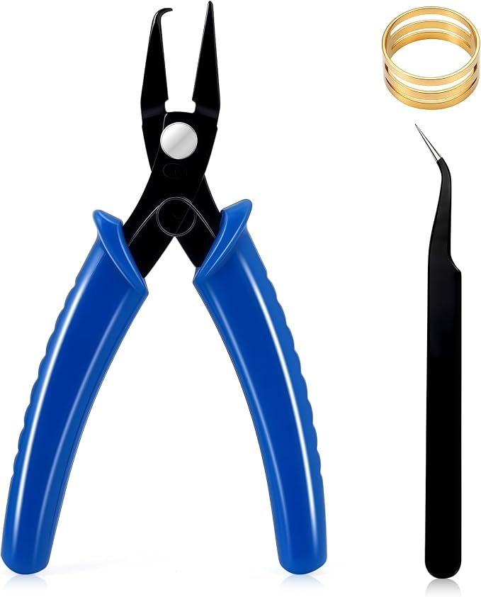 URSKYTOUS Split Ring Pliers Jewelry Making Tools Jump Ring Opener Tool Keychain by URSKYTOUS