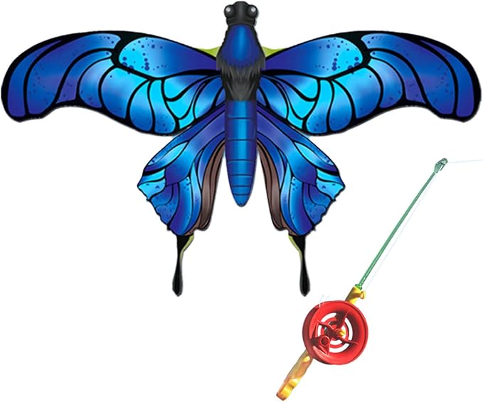 Dynamic Kites 3D Fishing Rod Line Kites Kites Easy Flying Toy Frameless Kites by Unknown