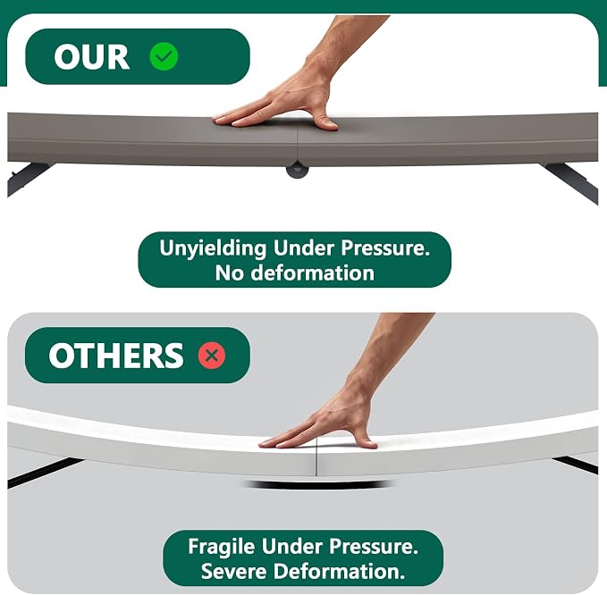 2 Pack Folding Table 4ft - Image 7