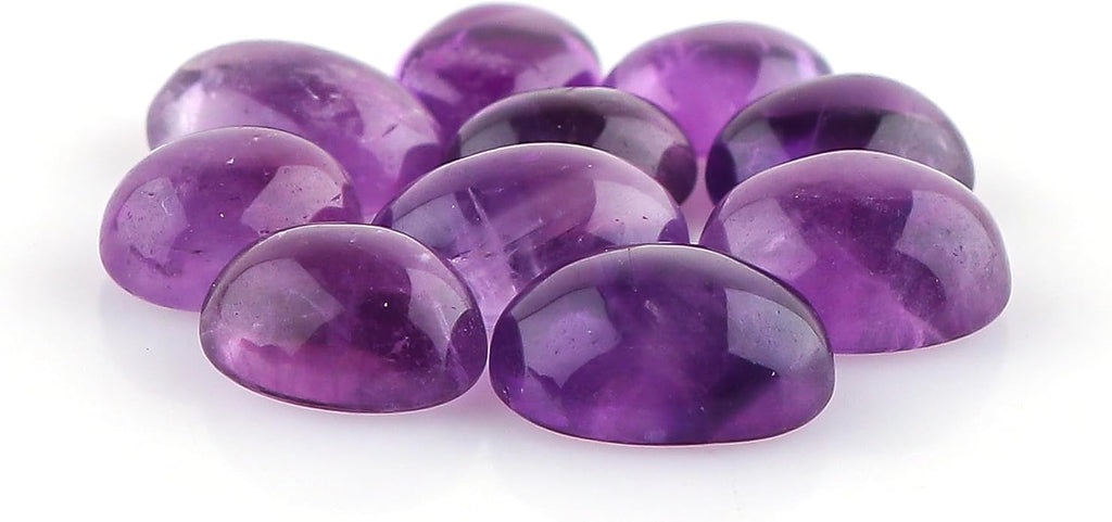 10pcs, Natural Gemstone Cabochon, Wholesale Assorted Flatback Crystals - Image 3