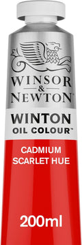 Winsor & Newton Winton Oil Color, 200ml Tube, Cadmium Scarlet Hue by WinsorNewton