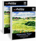 100 Sheets of Practice Watercolor Paper by Ashby
