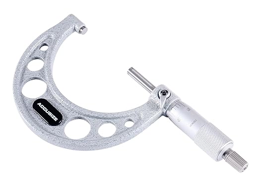 Accusize Industrial Tools 2-3" x 0.0001" Ultra-Precision Outside Micrometer, EG00-0003