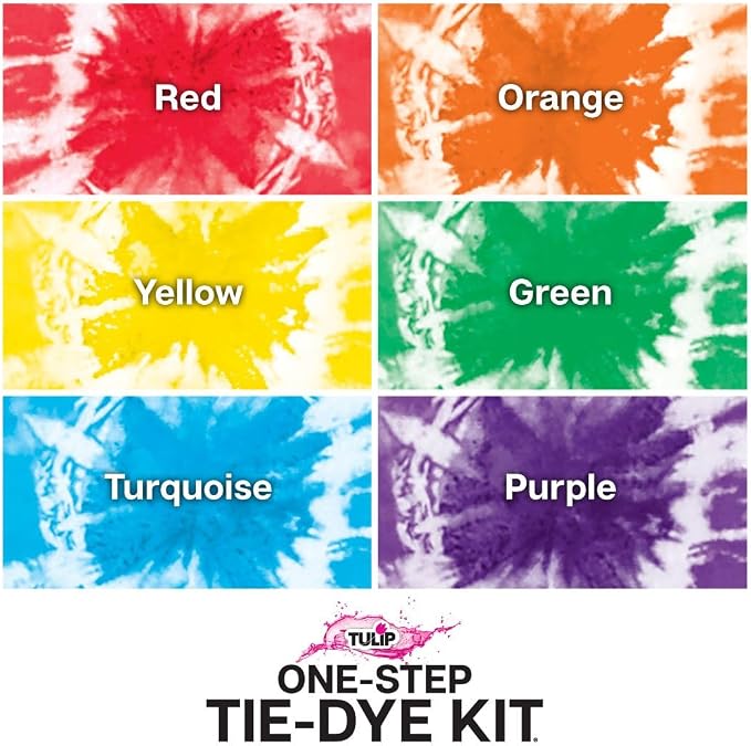 Tulip One-Step Tie-Dye Kit Extra Large Block Party 16 oz Easy Squeeze Bottles - Image 8
