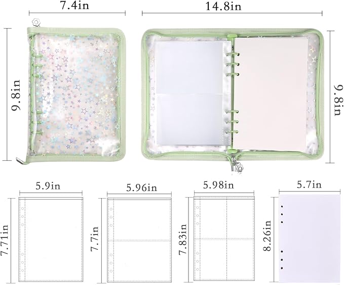 MUDOR 4 in 1 Sticker Storage Organizer, Binder - Image 2