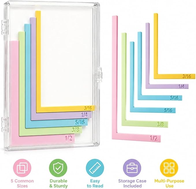 7pcs Paper Crafting Alignment Guides - Image 4