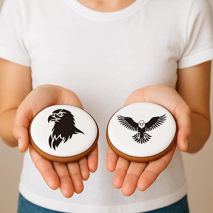 INFUNLY 6Pcs Eagles Painting Stencil - Image 6