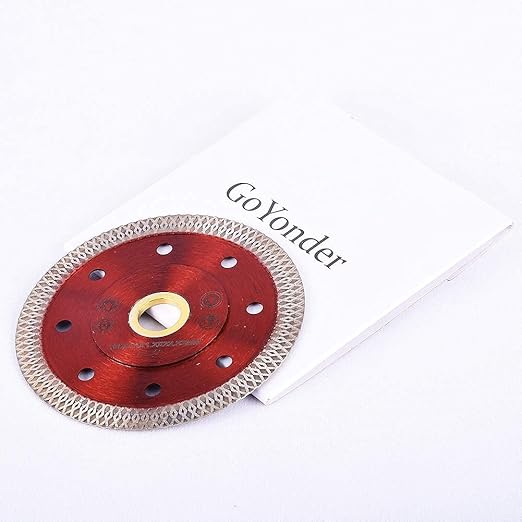 GoYonder 2 Pack 4" D105mm Super Thin Diamond Ceramic Saw Blade Porcelain Cutting Blade for Cutting Ceramic Or Porcelain Tile