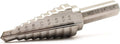 TEMO M35 Cobalt Double Flute Step Drill, 9 Size 1/4 Inch To 3/4 Inch, 3/8 Inch Shank