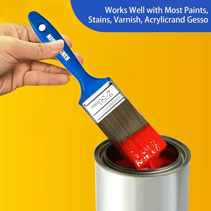King Origin Versatile Paint Brush Set, 30 Pack, 5 Sizes Paint Brushes, Small - Image 8