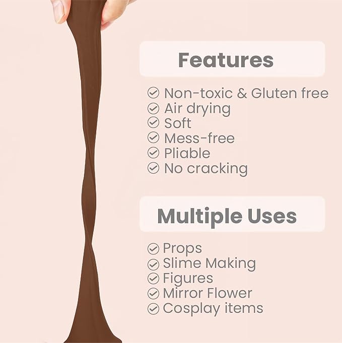 BOHS Brown Modeling Foam Clay - Image 2