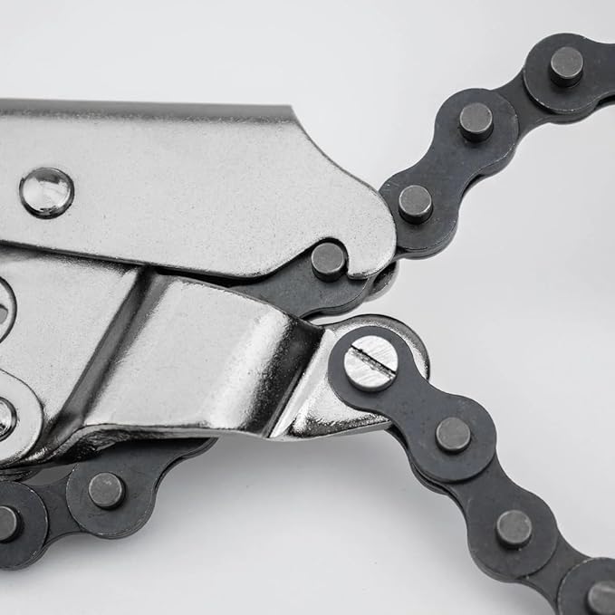 Strong Hand Tools - VAL-PFC1024 , Locking Chain Pliers, Removable 24″ Chain, Holds Up To 6.5" Diameter Pipes, Unique Easy Open Crank Handle, Quick Release Trigger, PFC1024