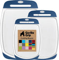 GORILLA GRIP BPA-Free Reversible Kitchen Cutting Board Set of 3, US Designed by Unknown