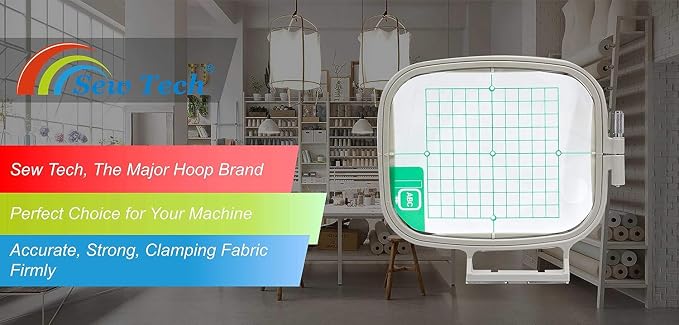 Sew Tech Embroidery Hoop SA443 for Brother PE900 PE800 SE2000 SE1900 Innovis - Image 6