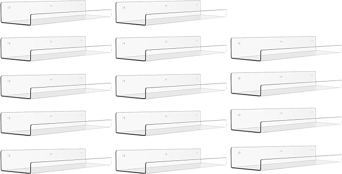 upsimples 14 Pcs 15" Acrylic Shelves by upsimples