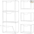 3 Pack Clear Storage Organizers by Freebat