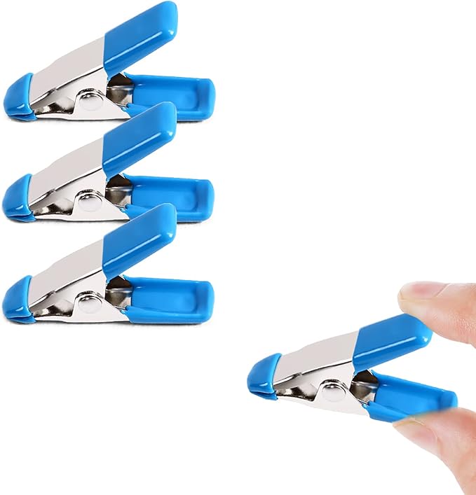 Small Spring Clamps for Woodworking, Backdrop Clips, Mini Clamps for Crafts - Image 4