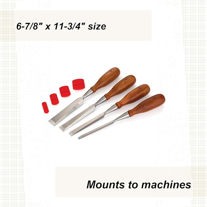 Woodriver Socket Chisel Set 4-Piece