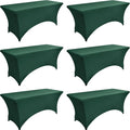 6-Pack 6ft Spandex Table Covers by Unknown