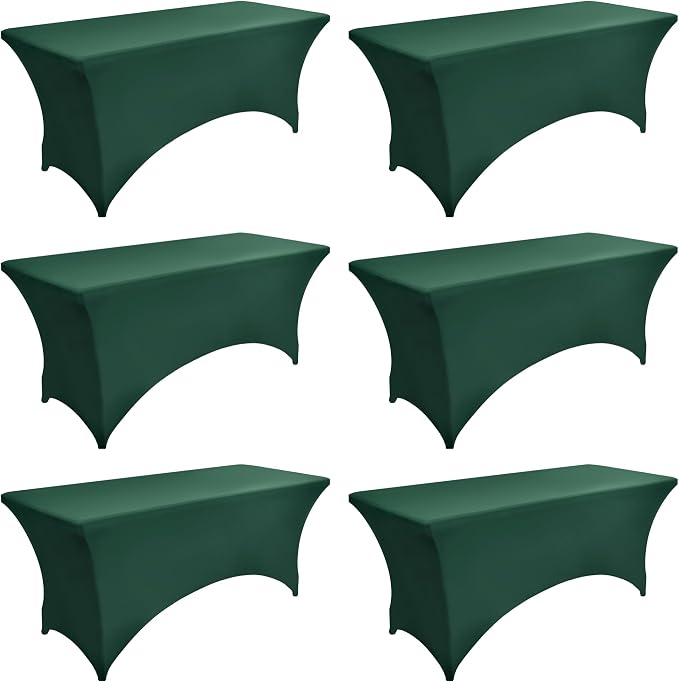 6-Pack 6ft Spandex Table Covers by Unknown