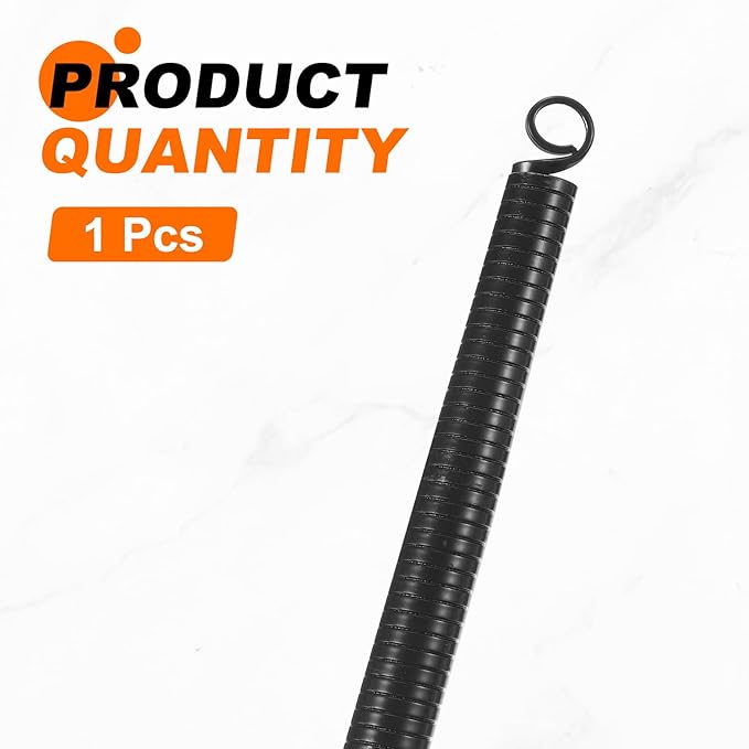 HARFINGTON PVC Spring Tube Bender 12mm OD 520mm Long A Type Conduit Pipe Bender Bending Spring for Pipe Bending Devices in Home Hydropower, Black