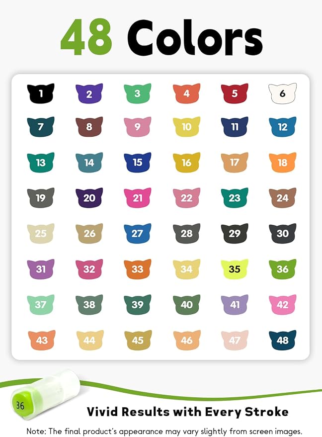 48 Colors Acrylic Paint Markers - Image 4
