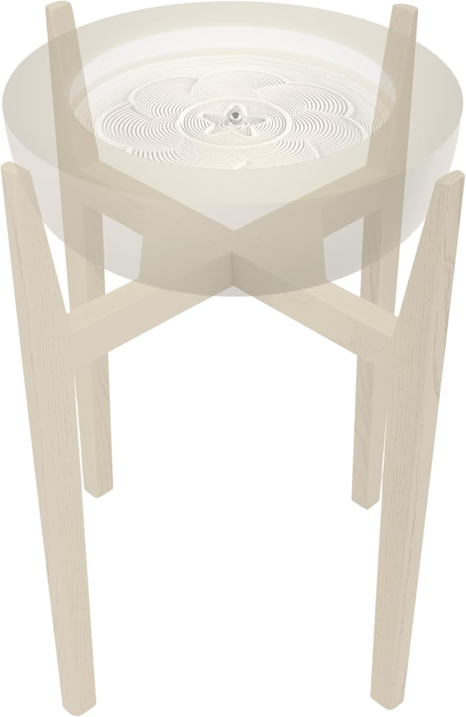 HoMedics Drift Sandscape Solid Wood Sand Table Stand 16” Compatible drift 16” by Homedics