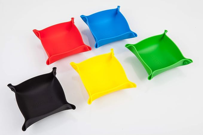 Collapsible Board Game Storage Bowls, Portable Folding Tray Accessory Holds - Image 8