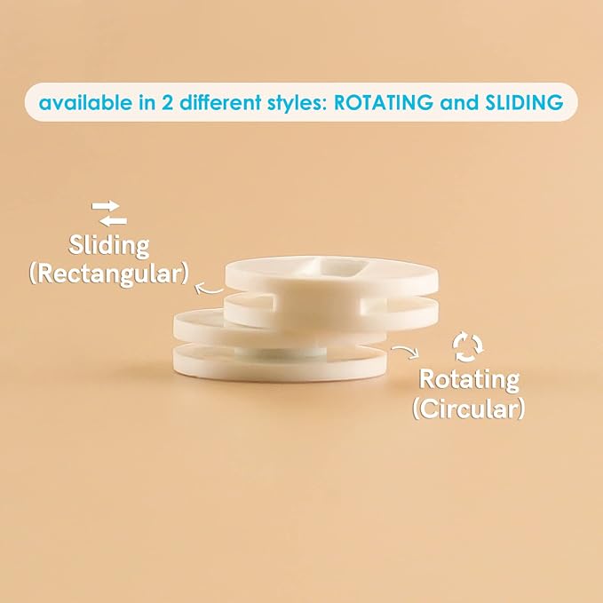 BAOFALI 40Pcs/Set Gliders for Slider Cards Rotating Roating and Sliding Gliders - Image 8