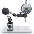 HDLNKAK Digital Dial Indicator Gauge with Magnetic Base Stand 90lbs/40kg Tensile Force, Indicator Holder for 0-1"/25.4mm, 0.01mm/0.0005" Inch/Metric Conversion