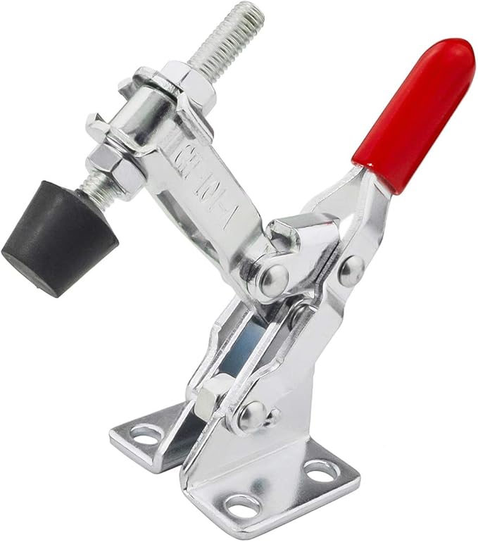 4 Pack Toggle Clamps Latch Vertical Quick-Release Toggle Clamp Antislip Holding Capacity:110 lbs Tool 101-A