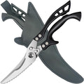 ANDONG Heavy Duty Kitchen Scissors, Professional Poultry Shears, Cooking Utensils, Black