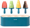 Popsicle Mold Set 4 Pieces Homemade Silicone Popsicle Maker Easy Release Ice by WYOK